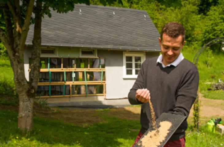 Martin Riffelmann von der Senfmühle Riffelmann in Schmallenberg-Gleidorf Martin Riffelmann von der Senfmühle Riffelmann in Schmallenberg-Gleidorf